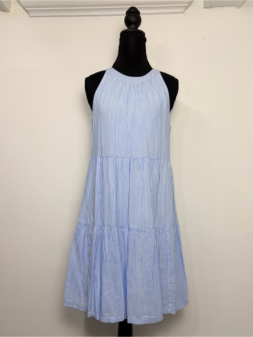 Old Navy Blue and White Striped Sundress - Picture 2 of 7